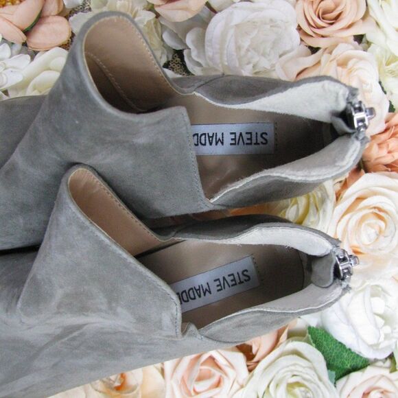 Steve Madden suede ankle booties 8 - Picture 4 of 10
